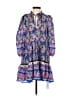 Veronica Beard 100% Silk Paisley Blue Casual Dress Size 00 - photo 1