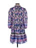 Veronica Beard 100% Silk Paisley Blue Casual Dress Size 00 - photo 2