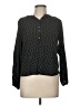 J.Crew 100% Viscose Polka Dots Black Long Sleeve Blouse Size M - photo 1