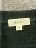 A.L.C. 100% Cotton Polka Dots Black Pullover Sweater Size M - photo 4