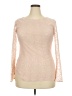 Unbranded Pink Tan Long Sleeve Blouse Size XXL (estimated) - photo 1