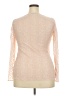 Unbranded Pink Tan Long Sleeve Blouse Size XXL (estimated) - photo 2