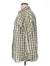 Max Studio Plaid Green Long Sleeve Button-Down Shirt Size L - photo 5