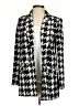River Island Houndstooth Silver Blazer Size 2 - photo 1