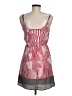 Everly 100% Polyester Graphic Red Casual Dress Size M - photo 2