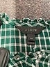J.Crew 100% Cotton Checkered-gingham Green Long Sleeve Blouse Size 00 - photo 7