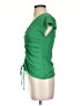 Max Studio Green Short Sleeve Top Size XS - photo 5