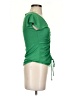 Max Studio Green Short Sleeve Top Size XS - photo 4