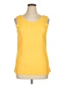 Draper's & Damon's 100% Polyester Yellow Sleeveless Top Size 1X - photo 1