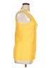 Draper's & Damon's 100% Polyester Yellow Sleeveless Top Size 1X - photo 4