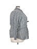 Suzanne Betro Houndstooth Gray 3/4 Sleeve Blouse Size 4X - photo 4