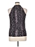 MICHAEL Michael Kors Silver Sleeveless Blouse Size L - photo 2