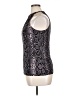 MICHAEL Michael Kors Silver Sleeveless Blouse Size L - photo 5