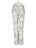 Talbots Paisley Ivory Green Casual Pants Size 2 - photo 2