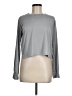 Real Essentials Gray Long Sleeve Top Size M - photo 1