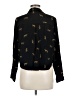 Rails Animal Print Black Long Sleeve Blouse Size M - photo 2