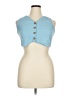 Cider Blue Sleeveless Button-Down Shirt Size XL - photo 1