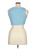 Cider Blue Sleeveless Button-Down Shirt Size XL - photo 2