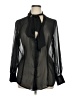 Baby Phat Black Long Sleeve Blouse Size XL - photo 1