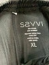 SAVVI Color Block Black Athletic Shorts Size XL - photo 3