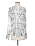 Banana Republic Silver Long Sleeve Blouse Size S - photo 1