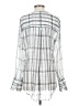 Banana Republic Silver Long Sleeve Blouse Size S - photo 2