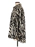 American Bling 100% Polyester Animal Print Black Long Sleeve Blouse Size L - photo 5