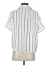 Unbranded Stripes Yellow Short Sleeve Blouse Size S (estimated) - photo 2