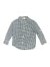 Gap 100% Cotton Houndstooth Blue Long Sleeve Button-Down Shirt Size 3 - photo 1