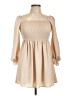 Shein 100% Polyester Tan 3/4 Sleeve Blouse Size 11 - 12 - photo 1