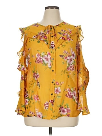 impulsive 3/4 Sleeve Blouse (view 1)