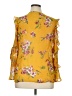 impulsive 100% Polyester Yellow 3/4 Sleeve Blouse Size XL - photo 2