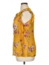 impulsive 100% Polyester Yellow 3/4 Sleeve Blouse Size XL - photo 5