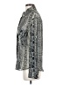 Honey Punch Animal Print Silver Long Sleeve Blouse Size S - photo 5