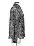 Honey Punch Animal Print Silver Long Sleeve Blouse Size S - photo 4