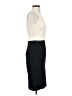 Michael Kors Color Block Ivory Tan Cocktail Dress Size 2 - photo 4