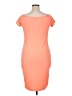 Love Solid Orange Casual Dress Size 1X - photo 2