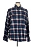 Ocean + Coast Plaid Blue Long Sleeve Button-Down Shirt Size XL - photo 1