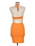 Unbranded Orange Cocktail Dress Size M - photo 2
