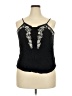 LUQ 100% Rayon Black Sleeveless Blouse Size XXL - photo 1