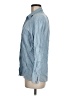 Just Living 100% Rayon Blue Long Sleeve Button-Down Shirt Size M - photo 5