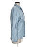 Just Living 100% Rayon Blue Long Sleeve Button-Down Shirt Size M - photo 4