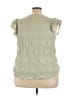 Shein Curve Green Short Sleeve Blouse Size 4X - photo 2