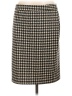 Elle Houndstooth Black Casual Skirt Size 12 - photo 1