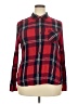 Woolrich 100% Rayon Plaid Red Long Sleeve Button-Down Shirt Size XXL - photo 1