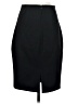Express Solid Black Formal Skirt Size 2 - photo 2