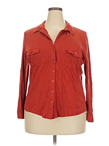 Caslon Long Sleeve Button-Down Shirt (view 1)