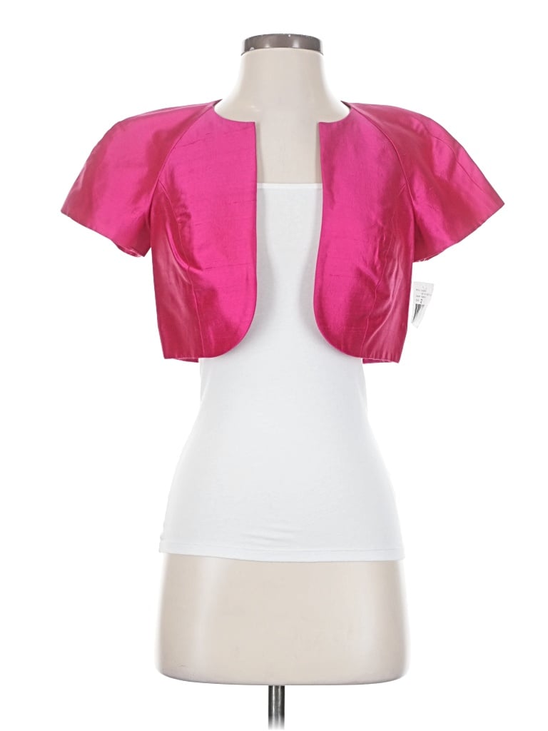 Kay Unger Short Sleeve Blouse In Pink