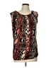 Chaus Brown Sleeveless T-Shirt Size L - photo 1