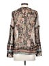 Sundance 100% Silk Teal Long Sleeve Silk Top Size S - photo 2